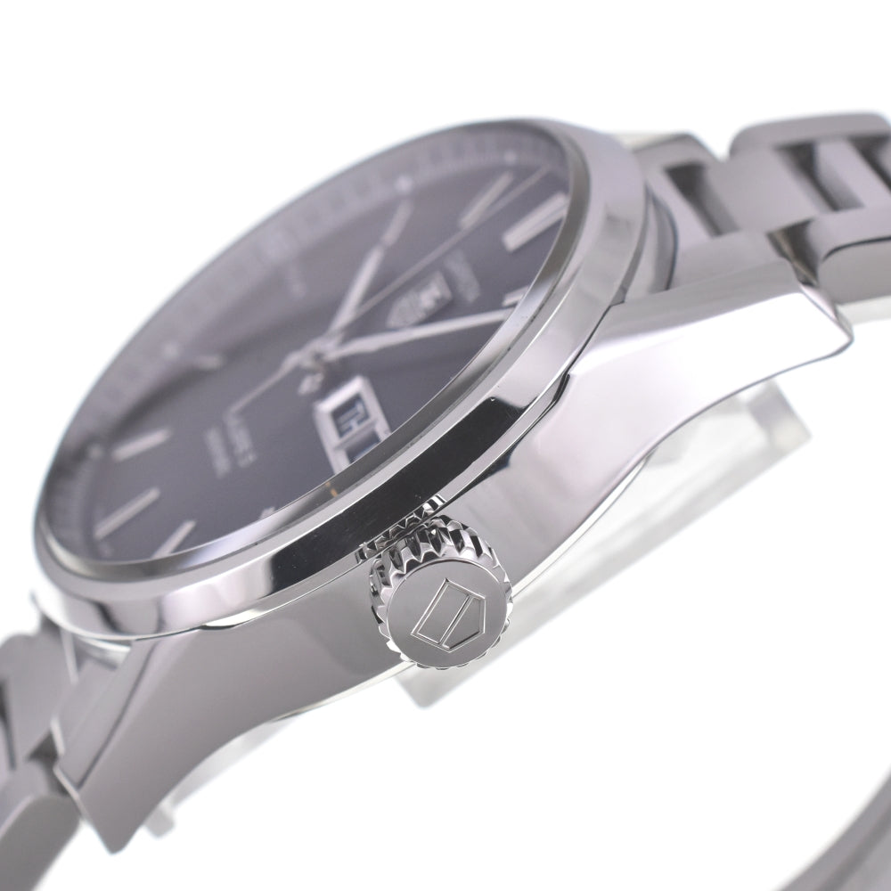 with paper TAG HEUER Carrera Caliber 5 WAR201A Day date black Dial Automatic Men's
 Watch N#140705