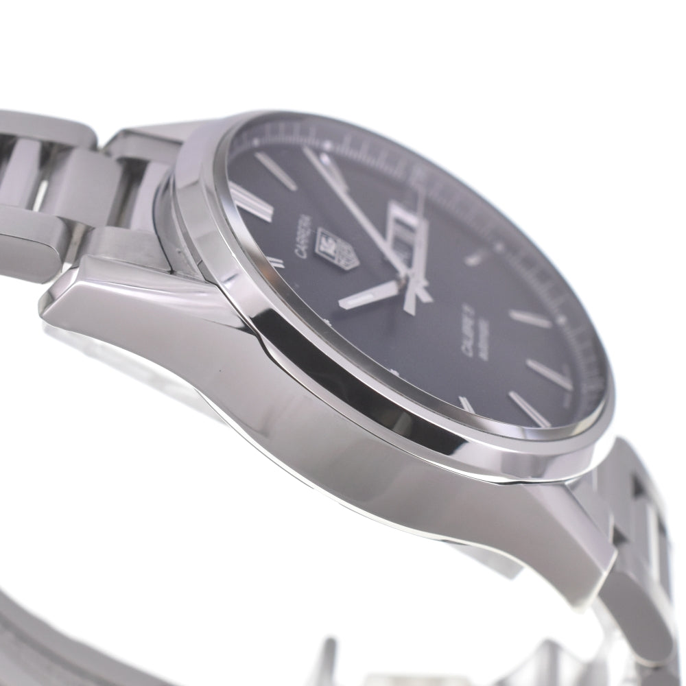 with paper TAG HEUER Carrera Caliber 5 WAR201A Day date black Dial Automatic Men's
 Watch N#140705