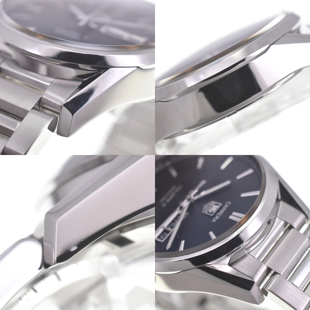 with paper TAG HEUER Carrera Caliber 5 WAR201A Day date black Dial Automatic Men's
 Watch N#140705