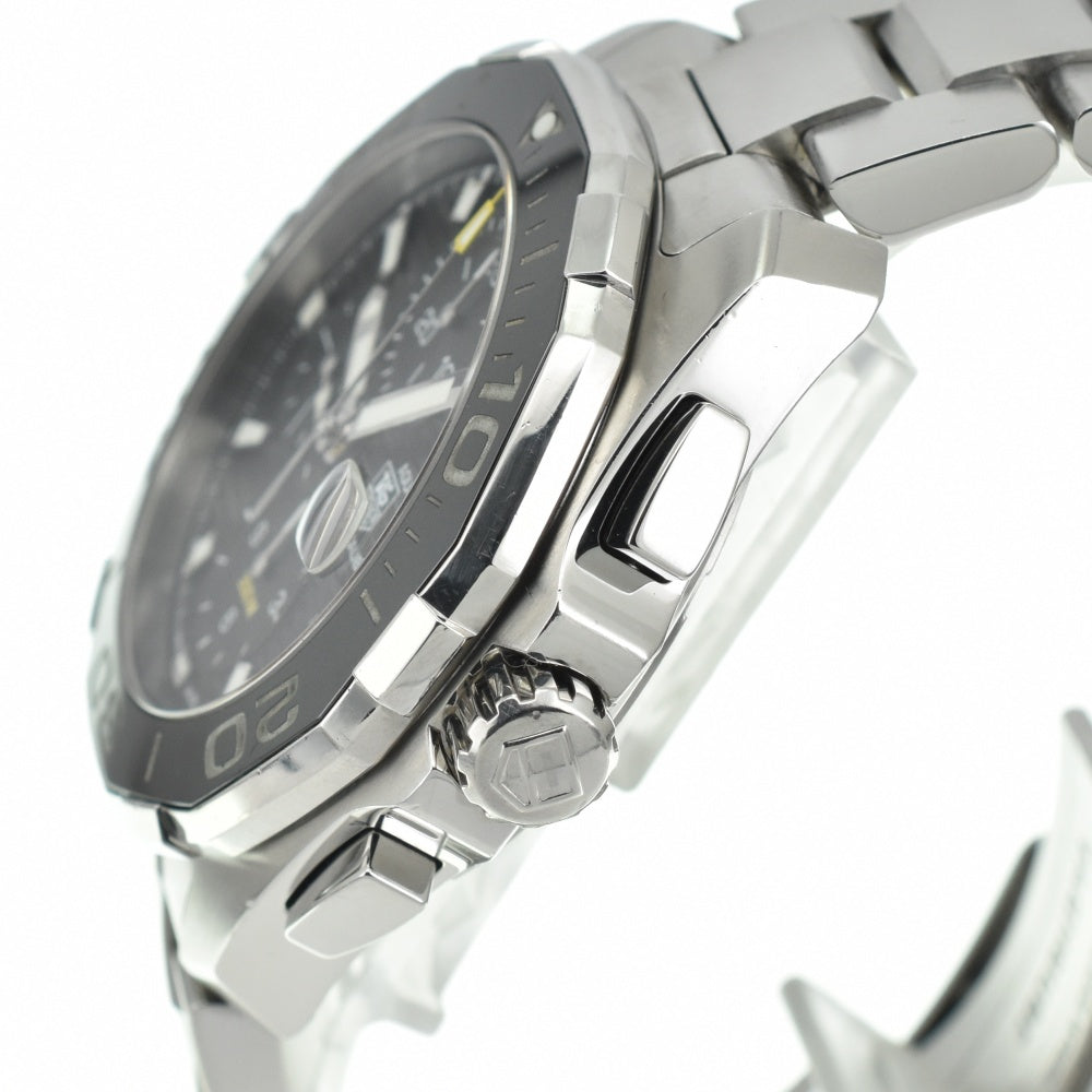 with paper TAG HEUER Aquaracer caliber 16 CAY211A.BA0927 Chronograph black Dial Automatic Men's
 Watch M#140710