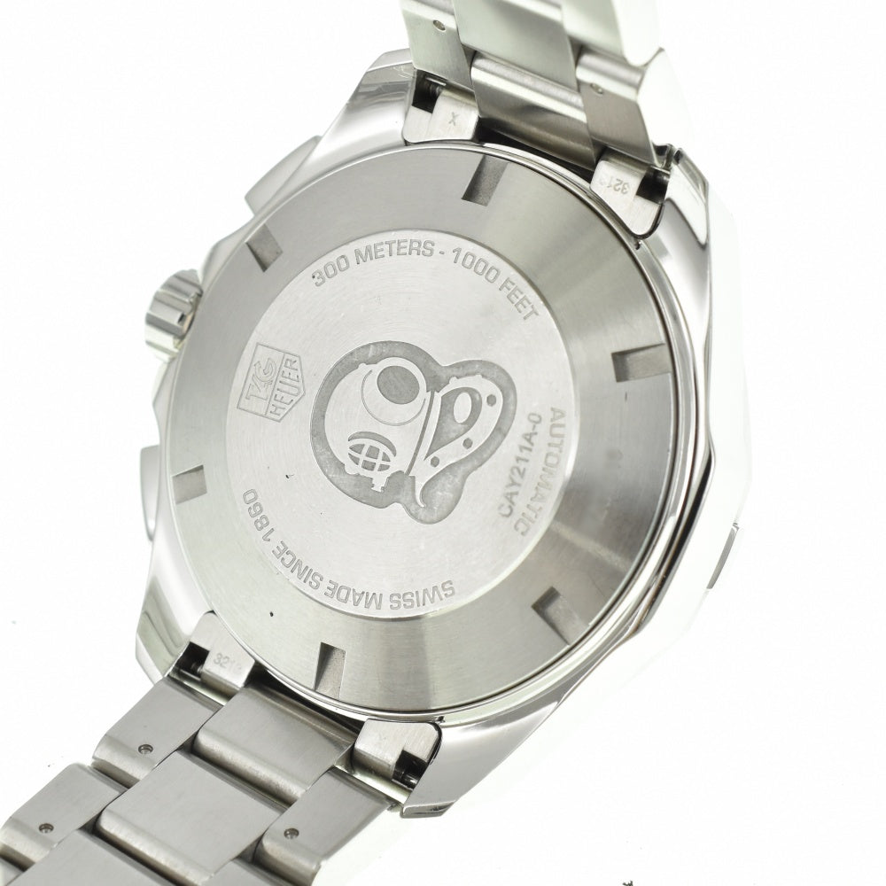 with paper TAG HEUER Aquaracer caliber 16 CAY211A.BA0927 Chronograph black Dial Automatic Men's
 Watch M#140710