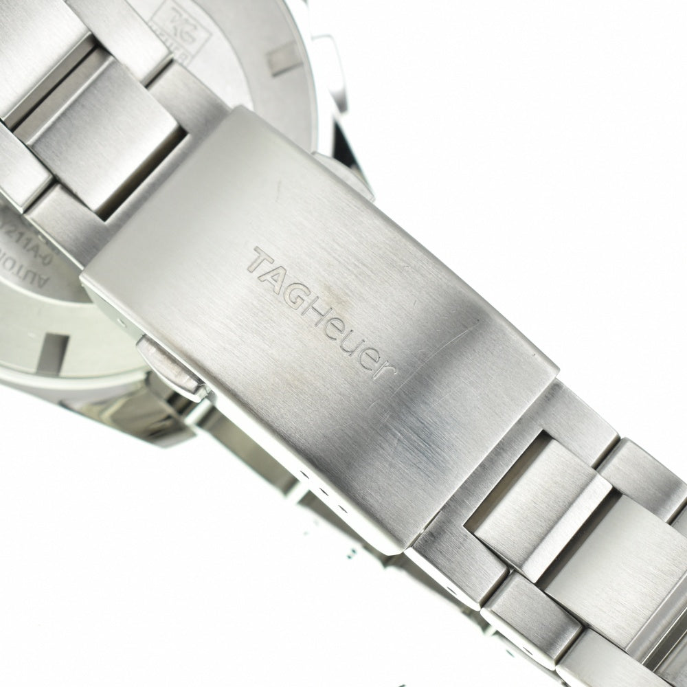 with paper TAG HEUER Aquaracer caliber 16 CAY211A.BA0927 Chronograph black Dial Automatic Men's
 Watch M#140710