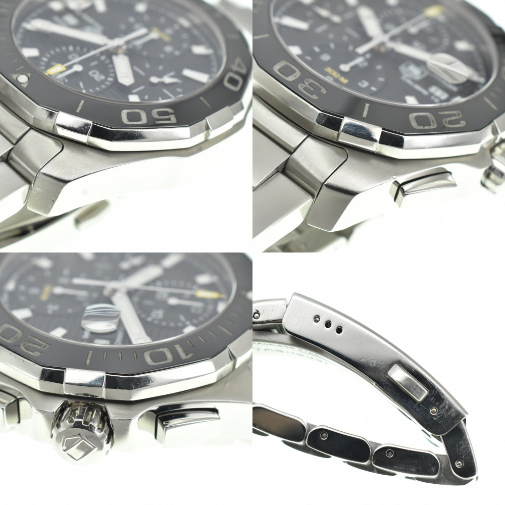 with paper TAG HEUER Aquaracer caliber 16 CAY211A.BA0927 Chronograph black Dial Automatic Men's
 Watch M#140710