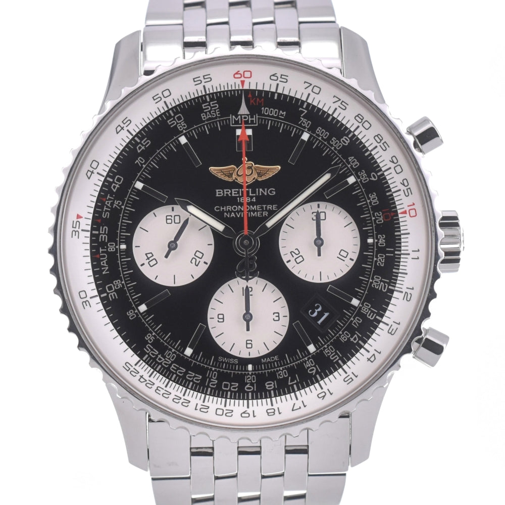 BREITLING Navitimer 01 AB0120 Chronograph Date Black / Silver Dial Automatic Men's
 Watch P#140717
