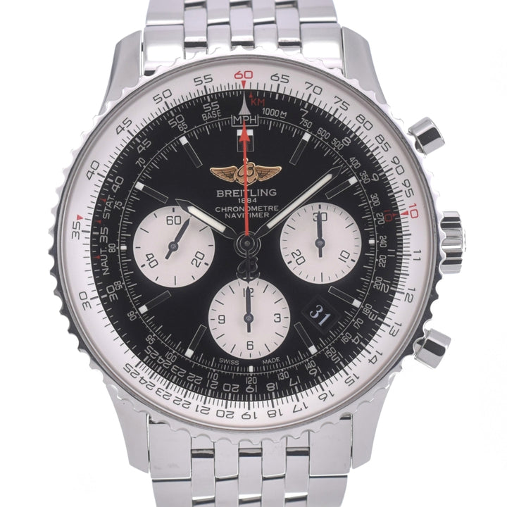BREITLING Navitimer 01 AB0120 Chronograph Date Black / Silver Dial Automatic Men's
 Watch P#140717