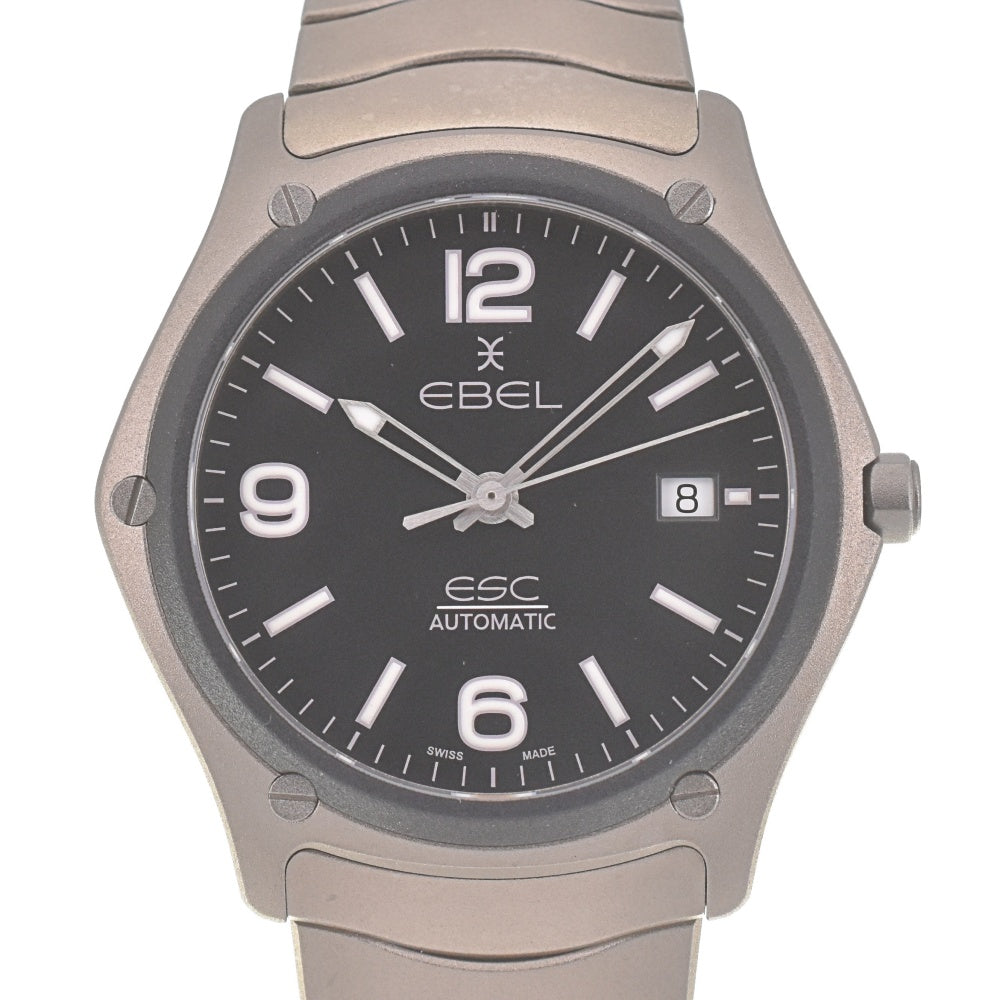 with paper EBEL Sports Classic Gent 1216469A Black Opaline Dial black Dial Automatic Men's
 Watch M#140722