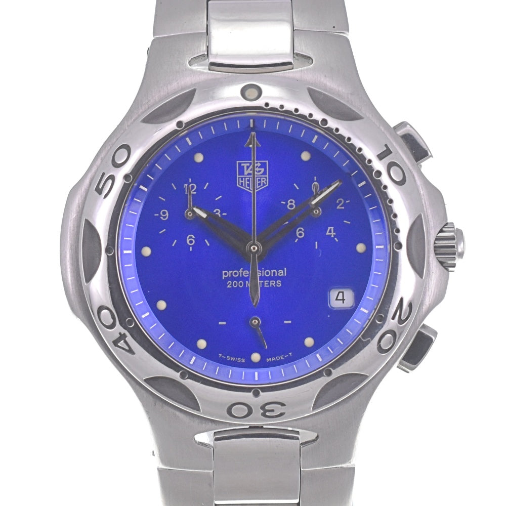 TAG HEUER Kylium CL1112 Chronograph Date blue Dial Quartz Men's
 Watch P#140727