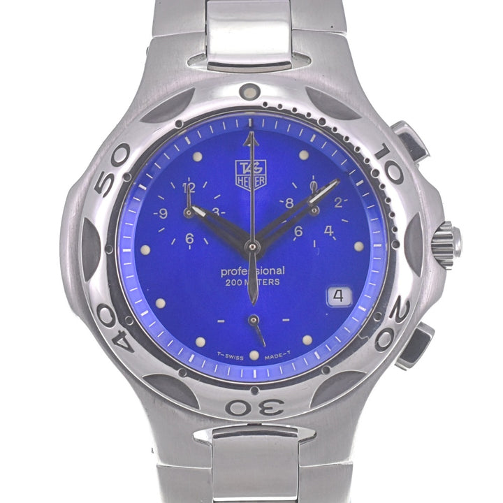 TAG HEUER Kylium CL1112 Chronograph Date blue Dial Quartz Men's
 Watch P#140727