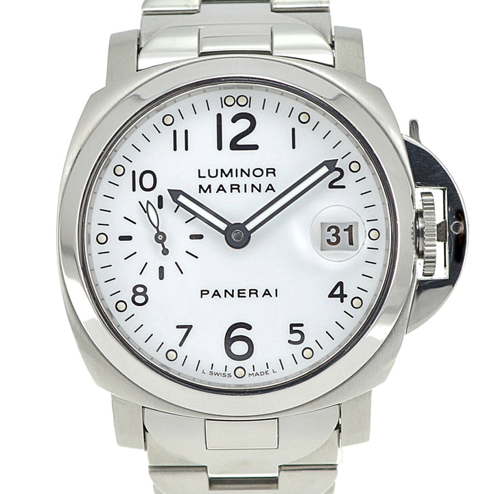 PANERAI Luminor Marina PAM00051 Small second date white Dial Automatic Men's
 Watch O#140734
