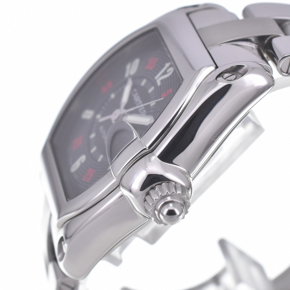 CARTIER Roadster LM W62002V3 Date black Dial Automatic Men's
 Watch O#140739