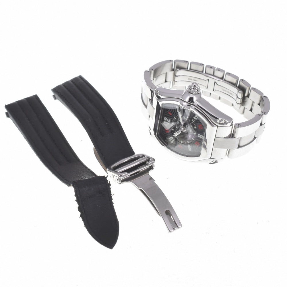 CARTIER Roadster LM W62002V3 Date black Dial Automatic Men's
 Watch O#140739