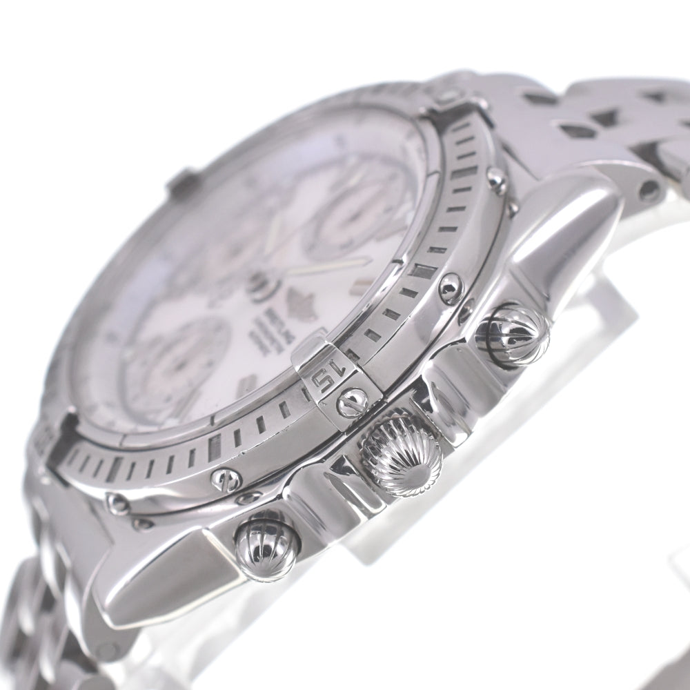 BREITLING Chronomat A13352 Chronograph Date White shell Dial Automatic Men's
 Watch O#140740