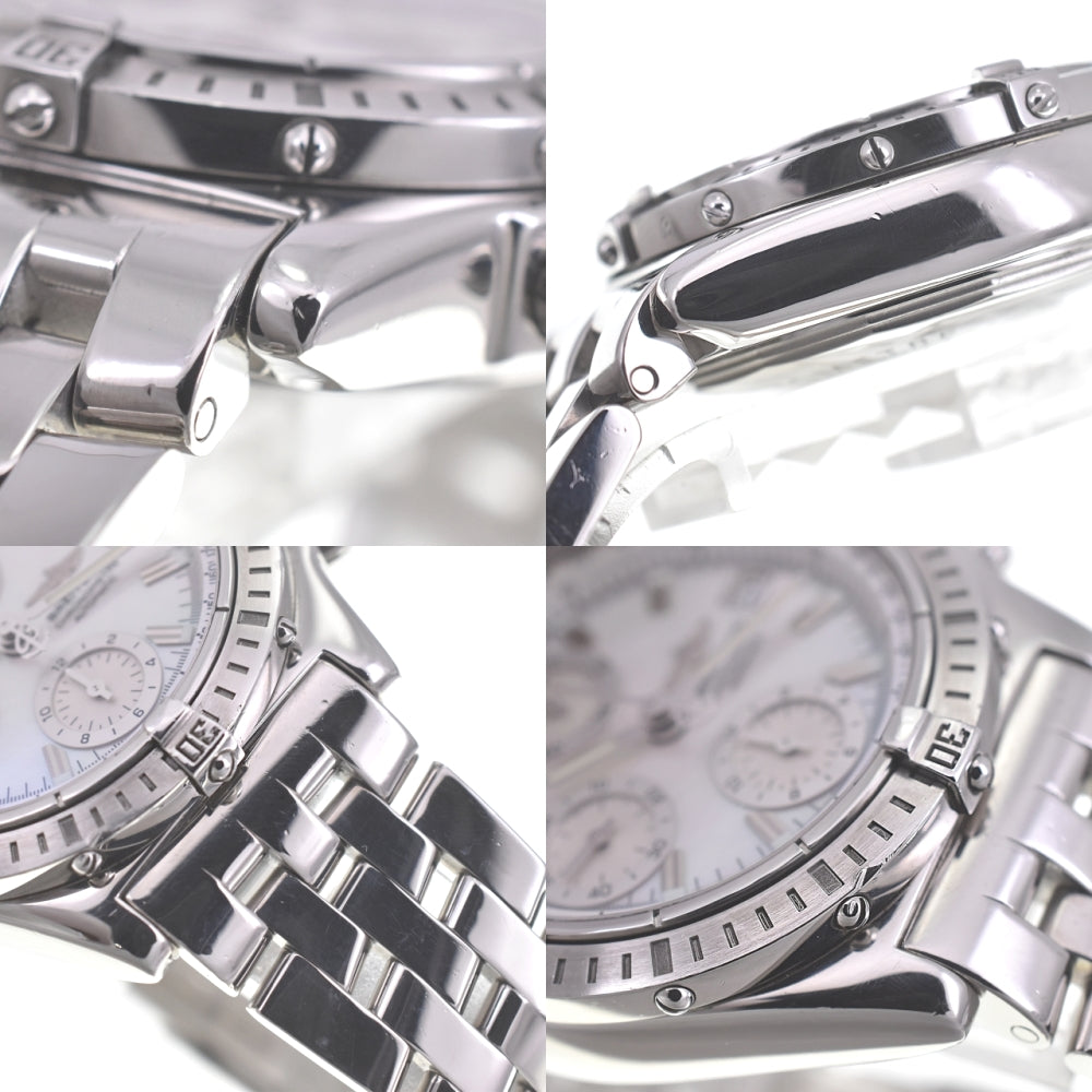 BREITLING Chronomat A13352 Chronograph Date White shell Dial Automatic Men's
 Watch O#140740