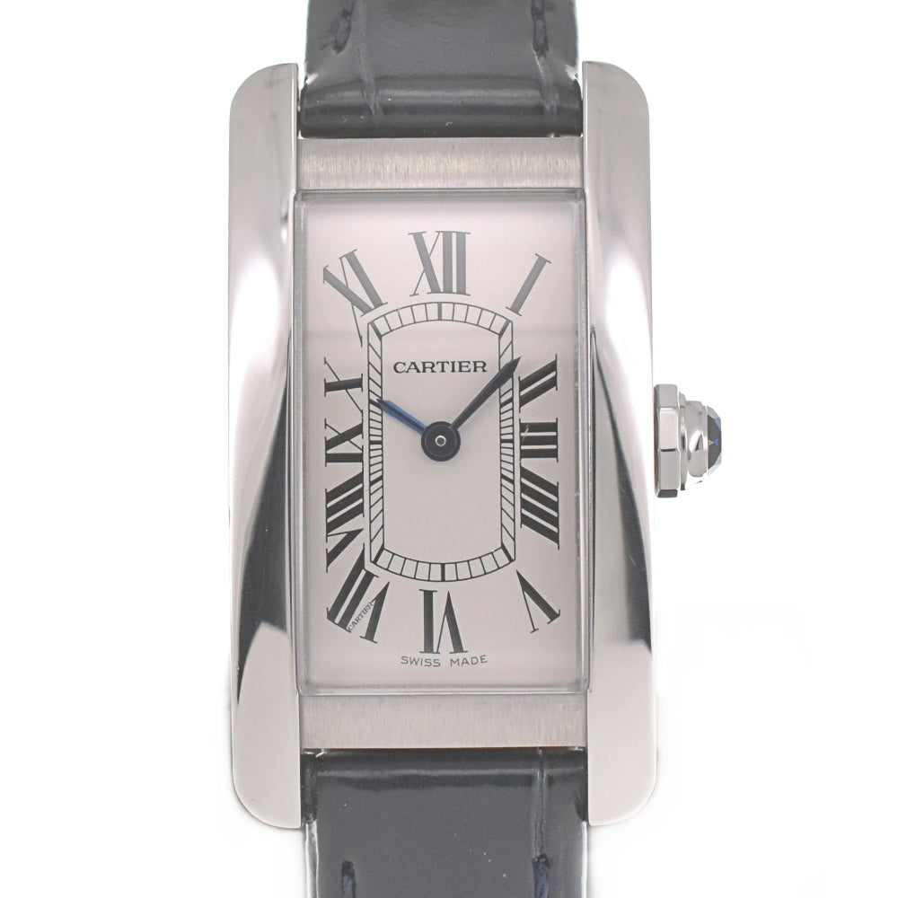 CARTIER Tank American SM WSTA0016 Silver Dial Quartz Ladies
 Watch M#140741