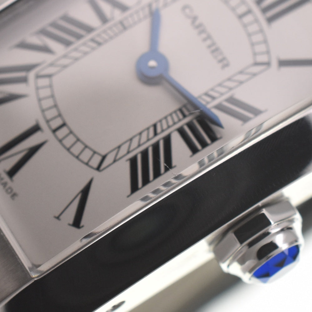 CARTIER Tank American SM WSTA0016 Silver Dial Quartz Ladies
 Watch M#140741