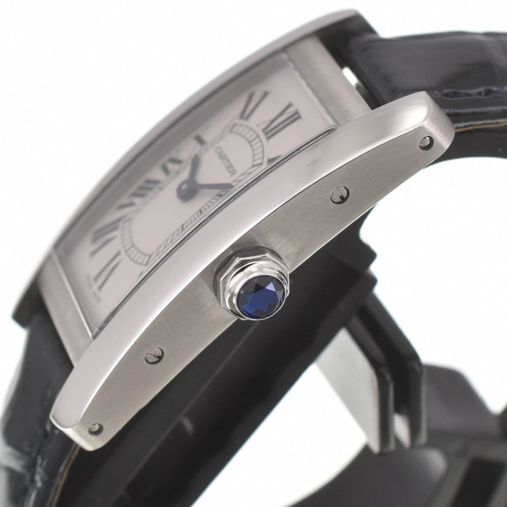 CARTIER Tank American SM WSTA0016 Silver Dial Quartz Ladies
 Watch M#140741
