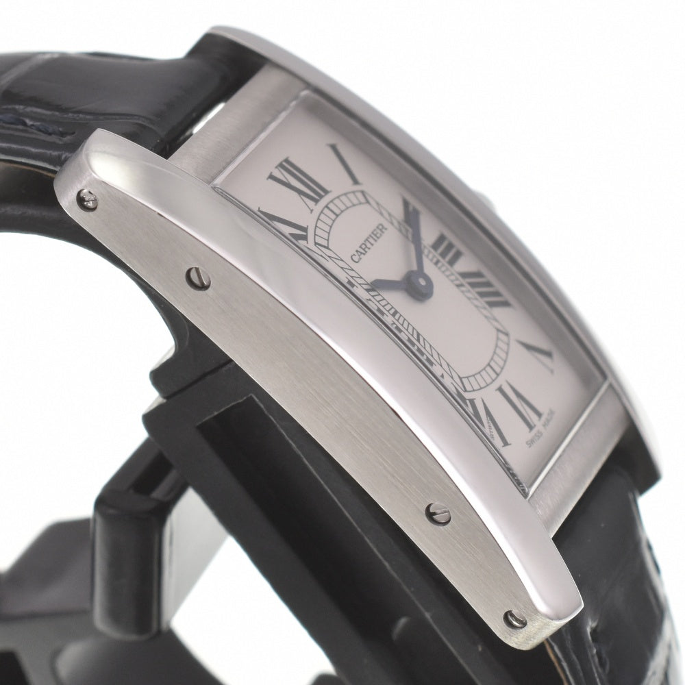 CARTIER Tank American SM WSTA0016 Silver Dial Quartz Ladies
 Watch M#140741