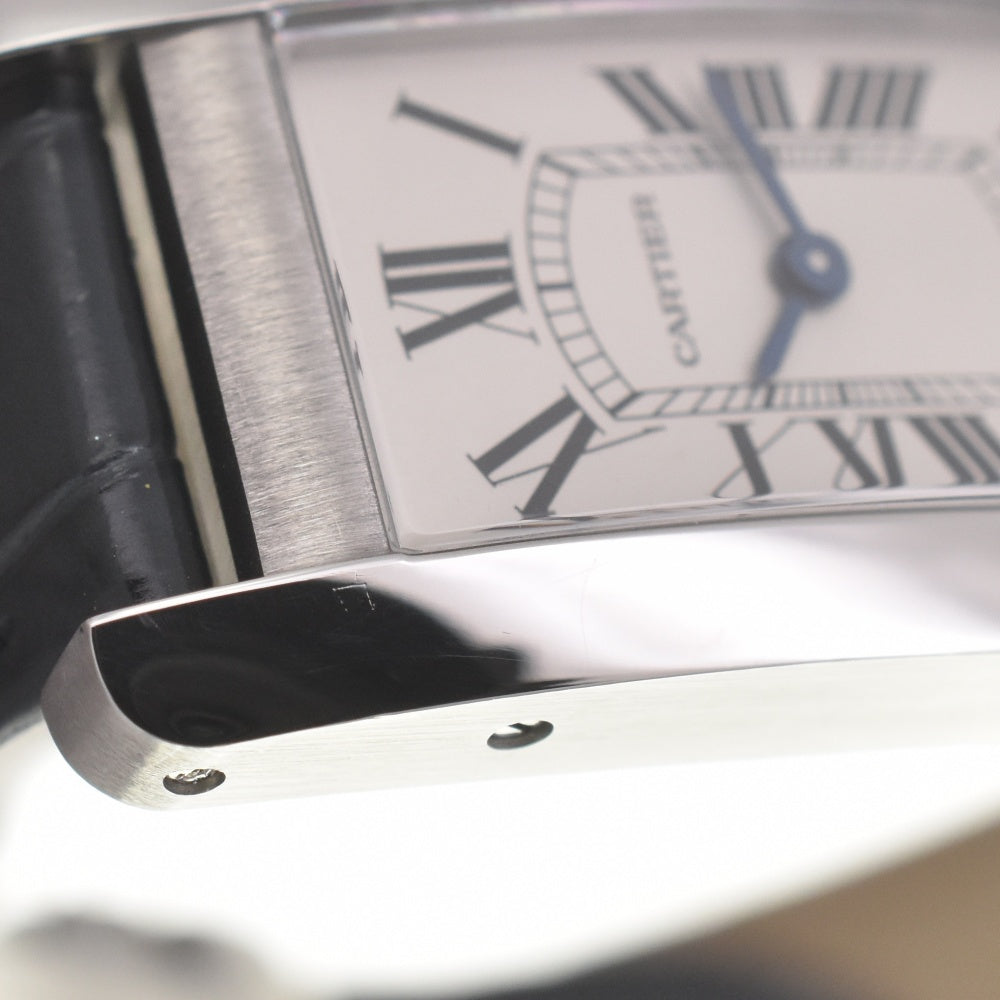 CARTIER Tank American SM WSTA0016 Silver Dial Quartz Ladies
 Watch M#140741