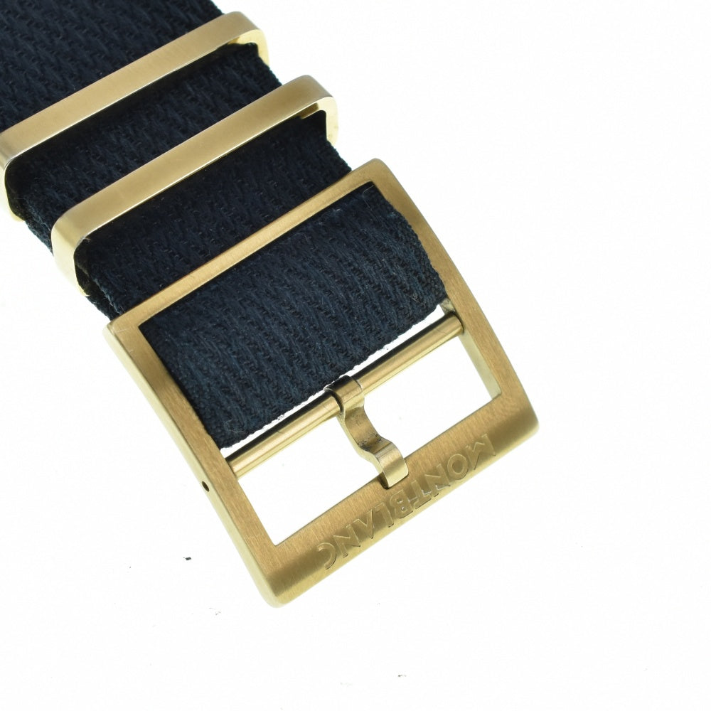 with paper MONTBLANC 1858 Geosphere 126361 Messner Limited Edition - 262 pieces blue Dial Automatic Men's
 Watch M#140746