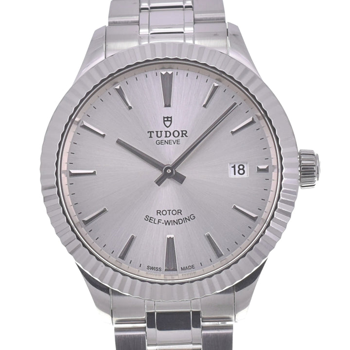 TUDOR style 12510 Stainless Steel Date Silver Dial Automatic Men's
 Watch Q#140748