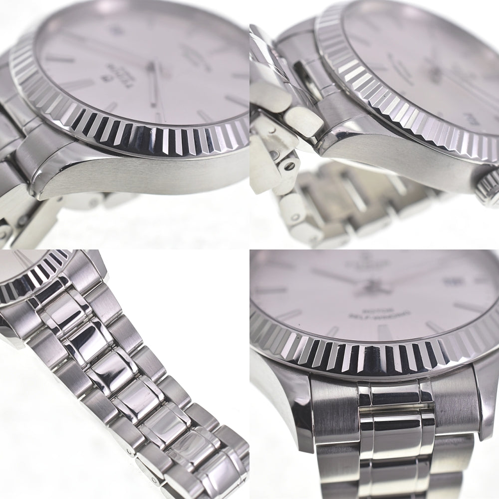 TUDOR style 12510 Stainless Steel Date Silver Dial Automatic Men's
 Watch Q#140748