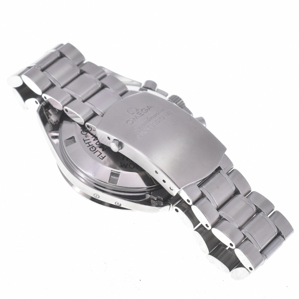 with paper OMEGA Speedmaster Professional Moonphase 3575.20 WG Bezel white Dial Hand Winding Men's
 Watch O#140752