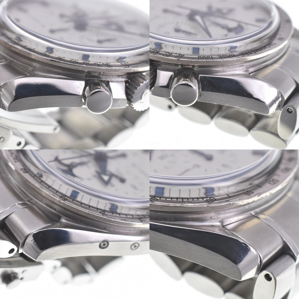 with paper OMEGA Speedmaster Professional Moonphase 3575.20 WG Bezel white Dial Hand Winding Men's
 Watch O#140752