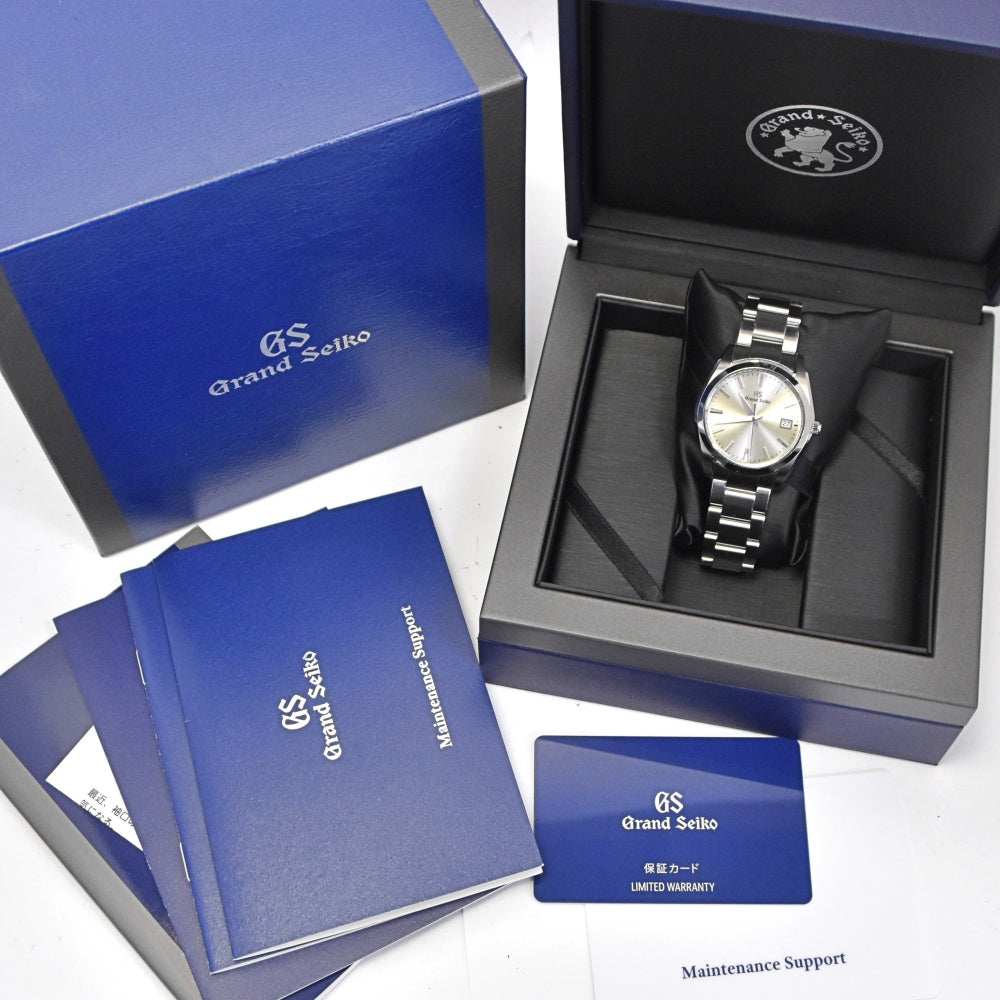 with paper SEIKO Grand Seiko SBGX263/9F62-0AB0 Date Heritage Collection Silver Dial Quartz Men's
 Watch O#140758