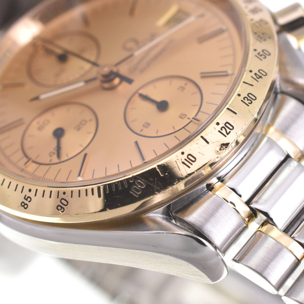 with paper OMEGA Speedmaster 3311.10 Chronograph Date Stainless Steel/K18YG gold Dial Automatic Men's
 Watch L#140774