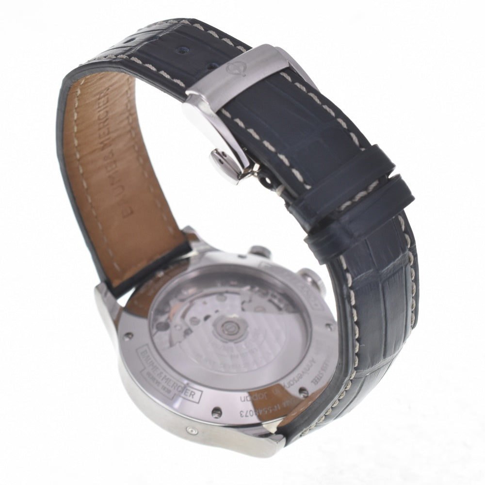 with paper Baume & Mercier Kay Platn M0A10437 Anniversary Model Chronograph Date white Dial Automatic Men's
 Watch O#140777