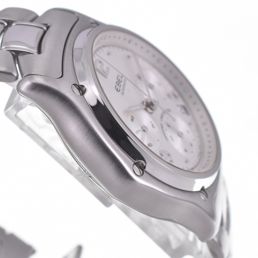 with paper EBEL 1911 Modulor E9137240 Chronograph Date Silver Dial Automatic Men's
 Watch Q#140808