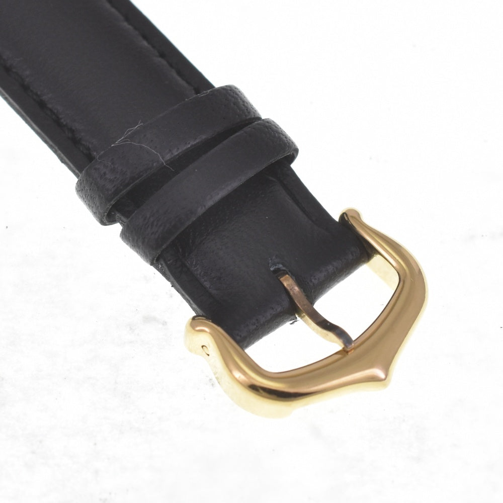 CARTIER Must Tank SM Vermeil 366001 SV925 (Gold Plated) / Leather Bordeaux Dial Quartz Ladies
 Watch N#140816