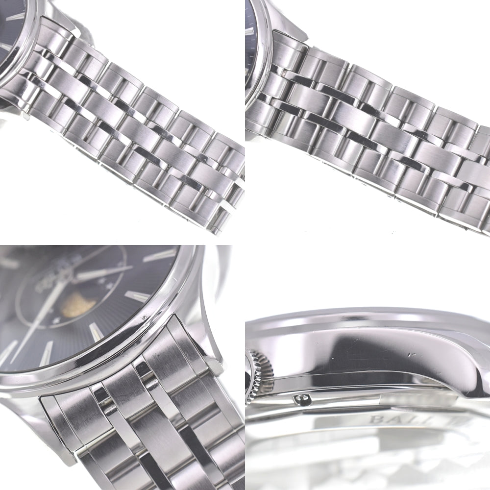 BALLWATCH Train master moon phase NM3082D Date black Dial Automatic Men's
 Watch O#140823