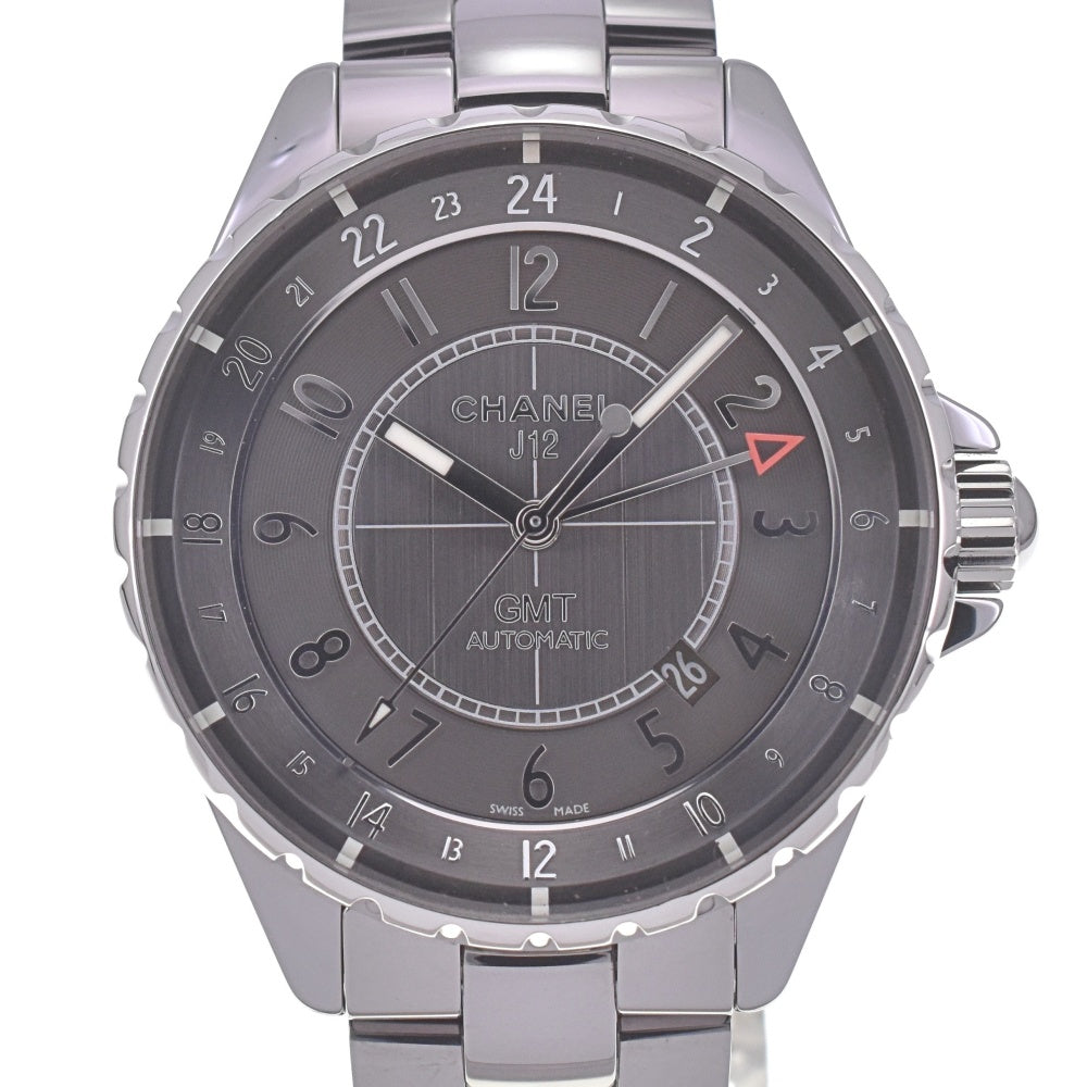 CHANEL J12 chromatic GMT H3099 Titanium ceramic gray Dial Automatic Men's
 Watch O#140829