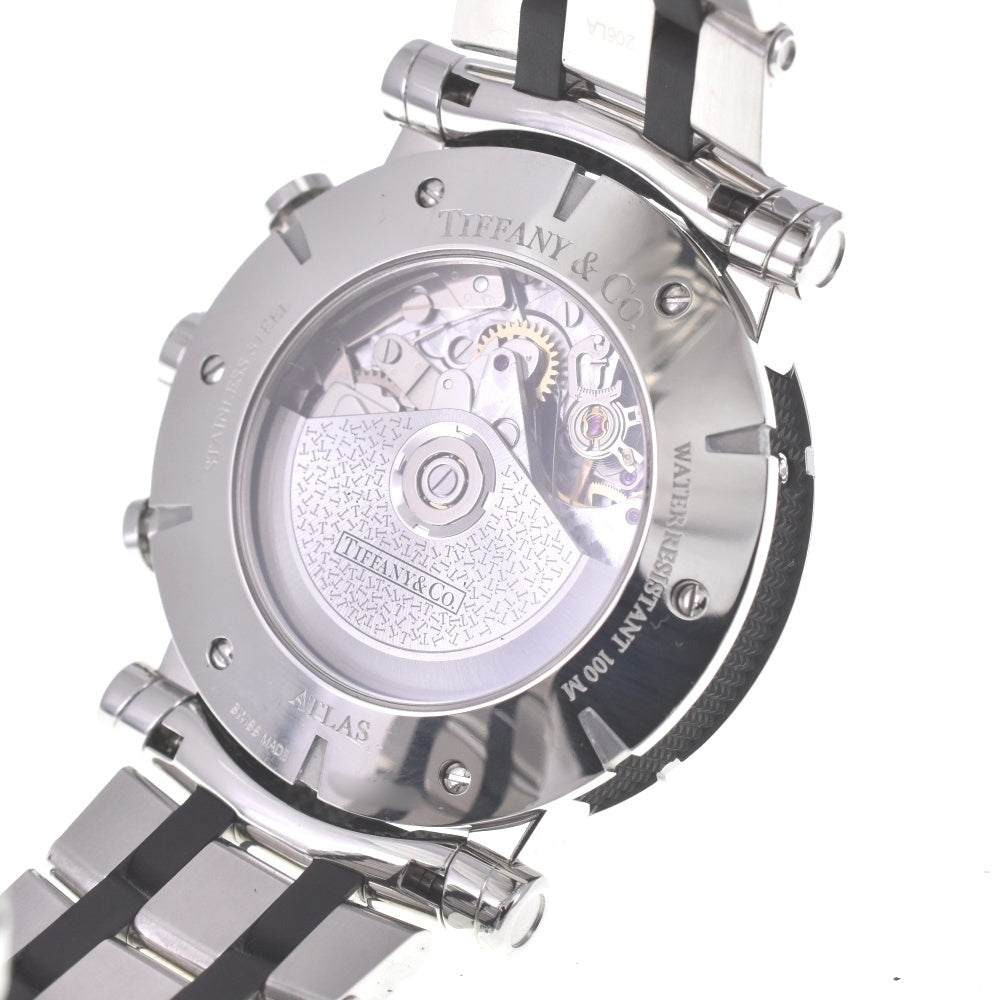 with paper TIFFANY&Co. Atlas Gen Z1000.82.12A21A00A Chronograph Silver Dial Automatic Men's
 Watch R#140848