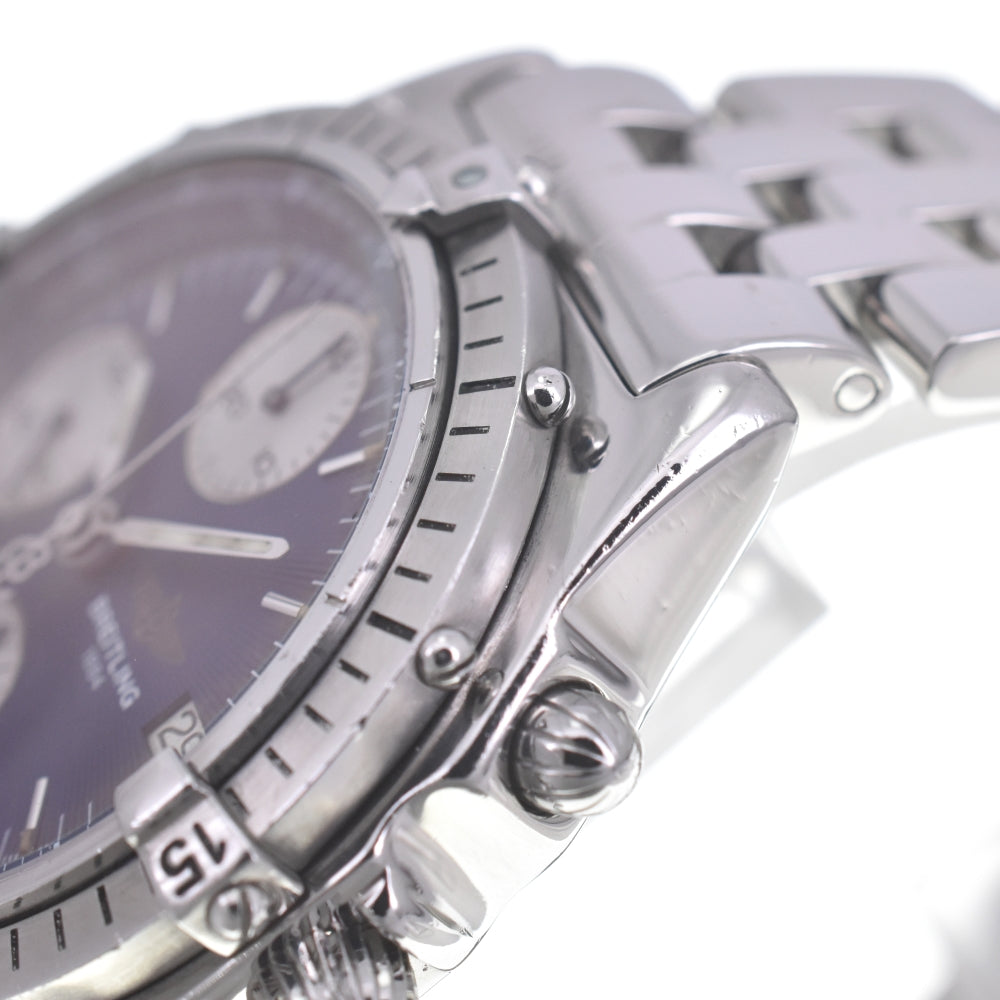 BREITLING Chronomat A13047 Chronograph Date blue Dial Automatic Men's
 Watch P#140877