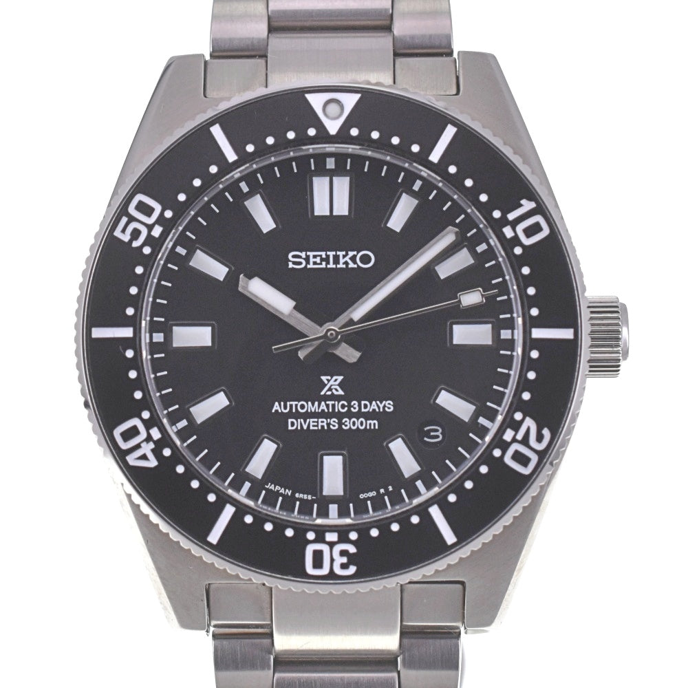 with paper SEIKO Prospex Diver Scuba SBDC197/6R55-00G0 Date black Dial Automatic Men's
 Watch O#140878