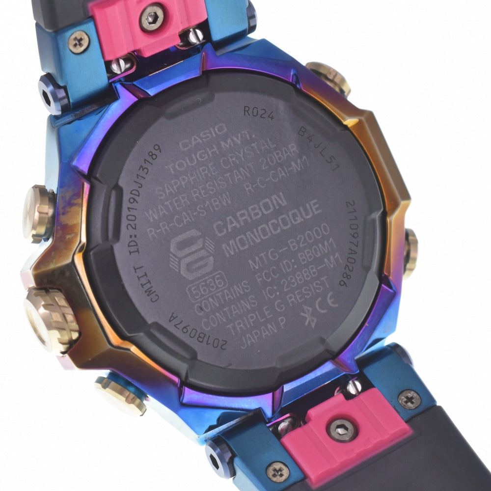 CASIO G-SHOCK Blue Phoenix MTG-B2000PH-2AJR Black / blue Dial Radio Sync Solar Men's
 Watch O#140901