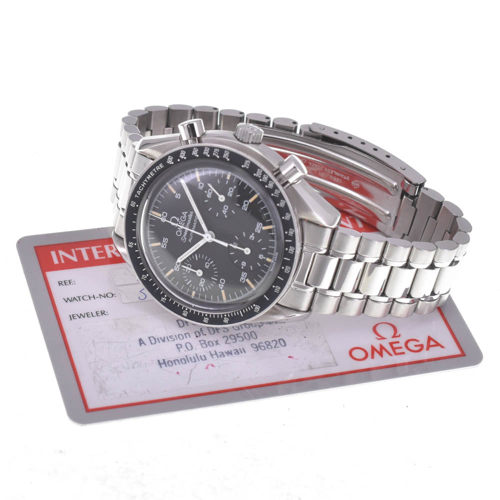 with paper OMEGA Speedmaster 3510.50 Chronograph black Dial Automatic Men's
 Watch A#140904
