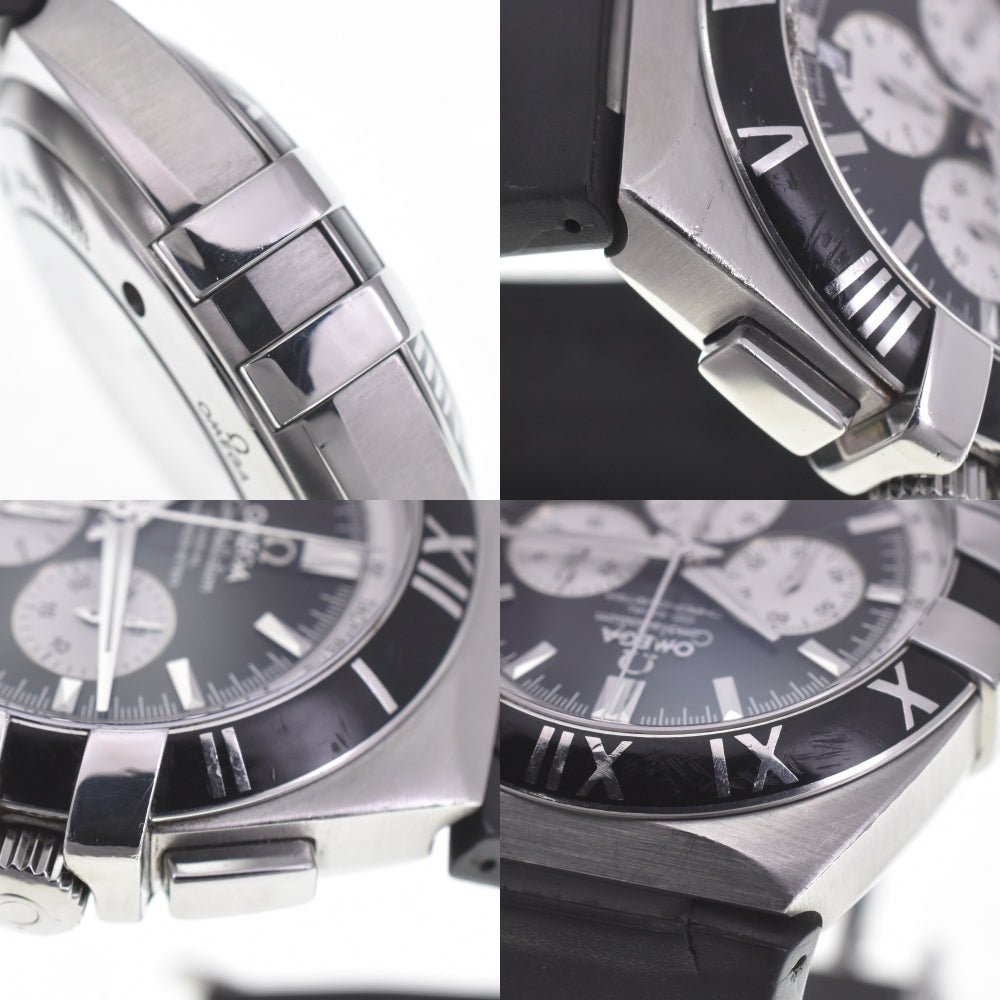 with paper OMEGA Constellation Double Eagle 1819.51.91 Chronograph Date Black / Silver Dial Automatic Men's
 Watch Q#140915