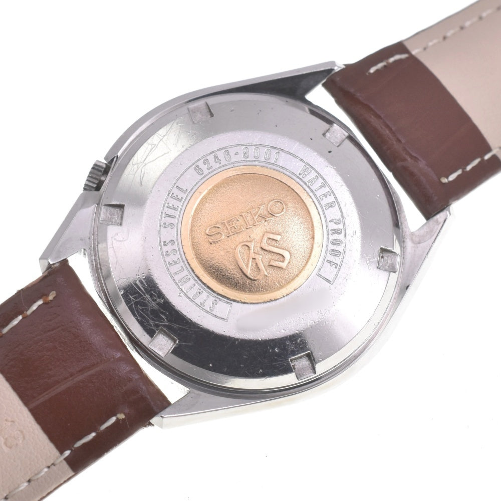 SEIKO Grand Seiko 6246-9001 vintage Day date Silver Dial Automatic Men's
 Watch P#140928