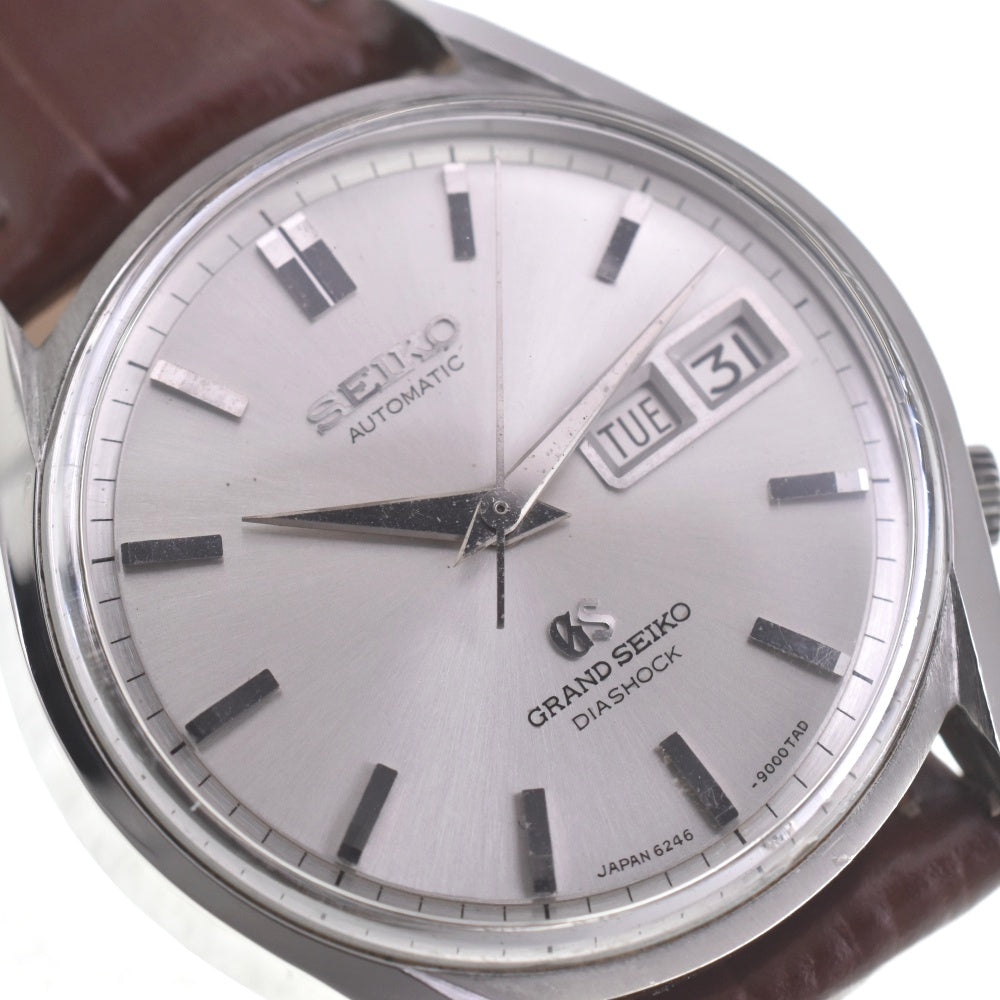 SEIKO Grand Seiko 6246-9001 vintage Day date Silver Dial Automatic Men's
 Watch P#140928