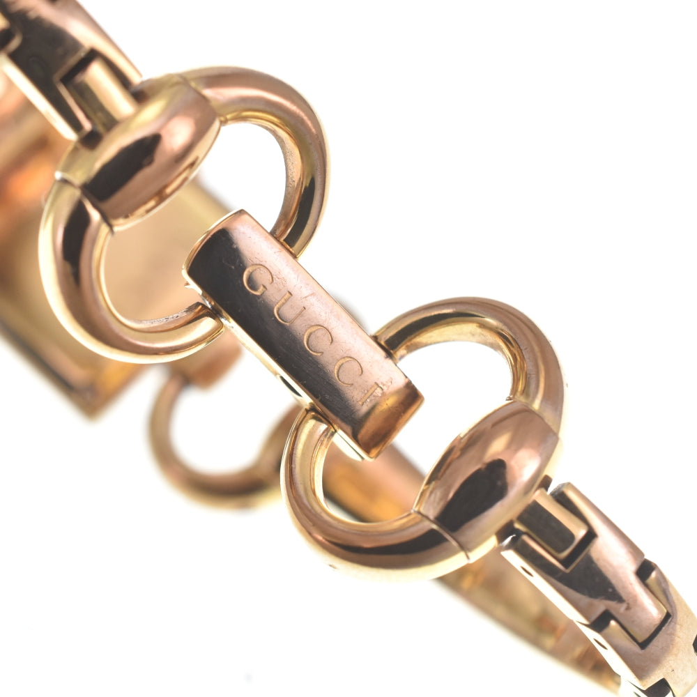 GUCCI 120 Tornavoni Gold Plated black Dial Quartz Ladies
 Watch P#140949