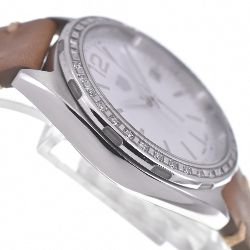 TAG HEUER Formula 1 Lady WBJ131A Diamond bezel 1.4" White shell Dial Quartz Ladies
 Watch P#140977