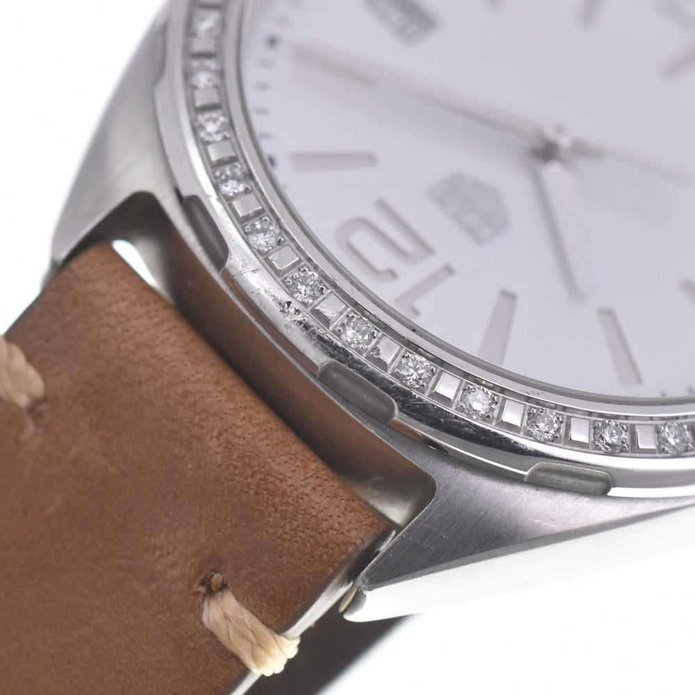 TAG HEUER Formula 1 Lady WBJ131A Diamond bezel 1.4" White shell Dial Quartz Ladies
 Watch P#140977