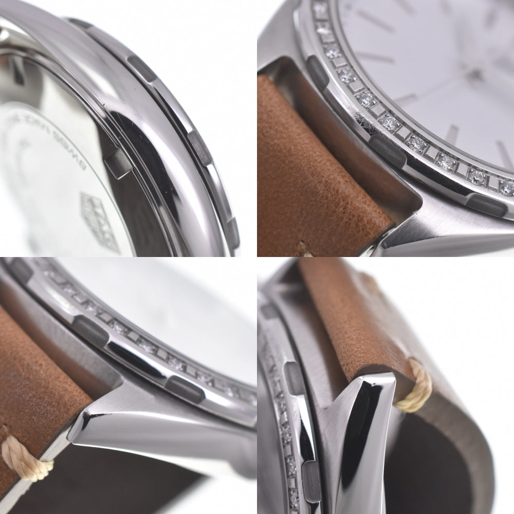 TAG HEUER Formula 1 Lady WBJ131A Diamond bezel 1.4" White shell Dial Quartz Ladies
 Watch P#140977