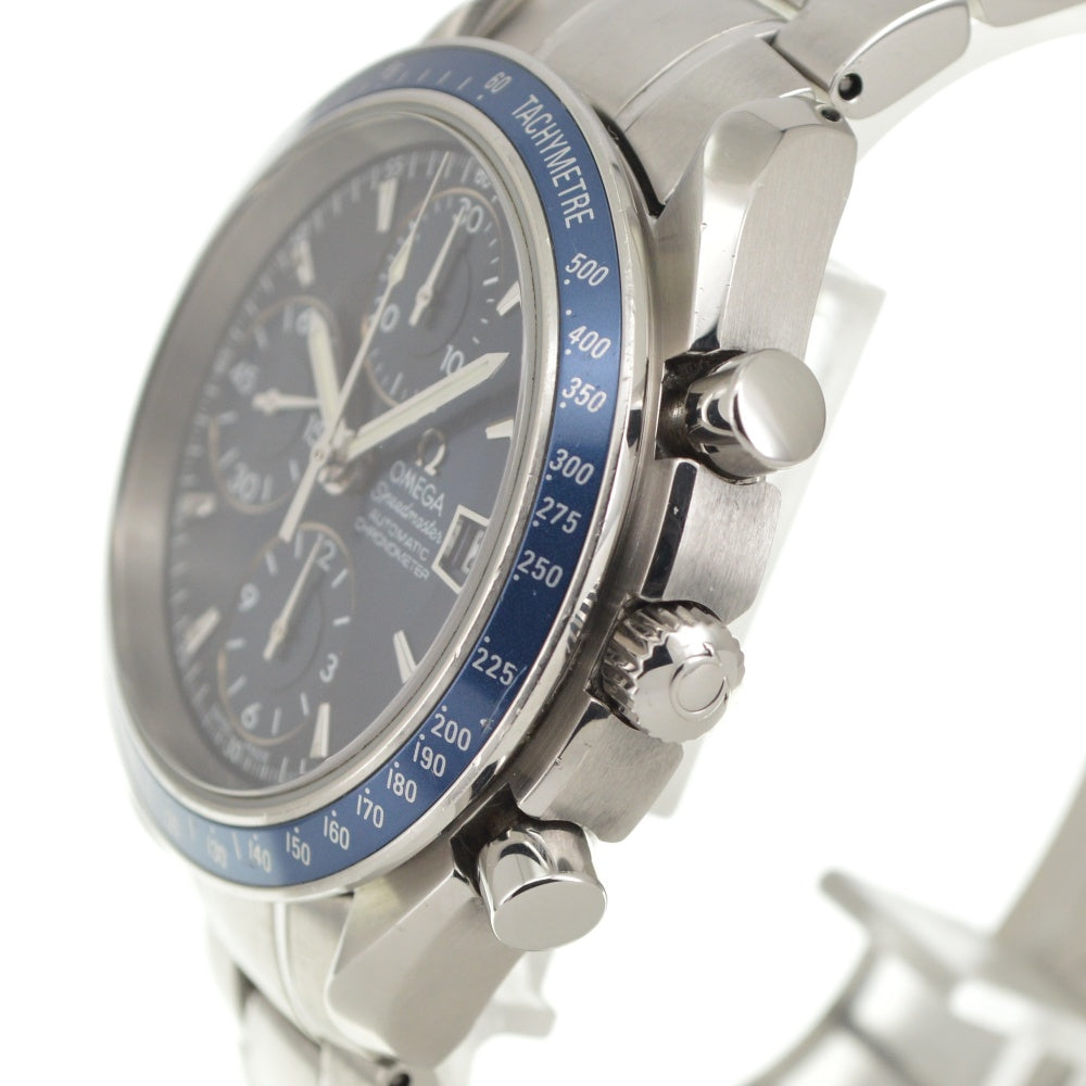 OMEGA Speedmaster 3212.80 Chronograph Date blue Dial Automatic Men's
 Watch Q#140997