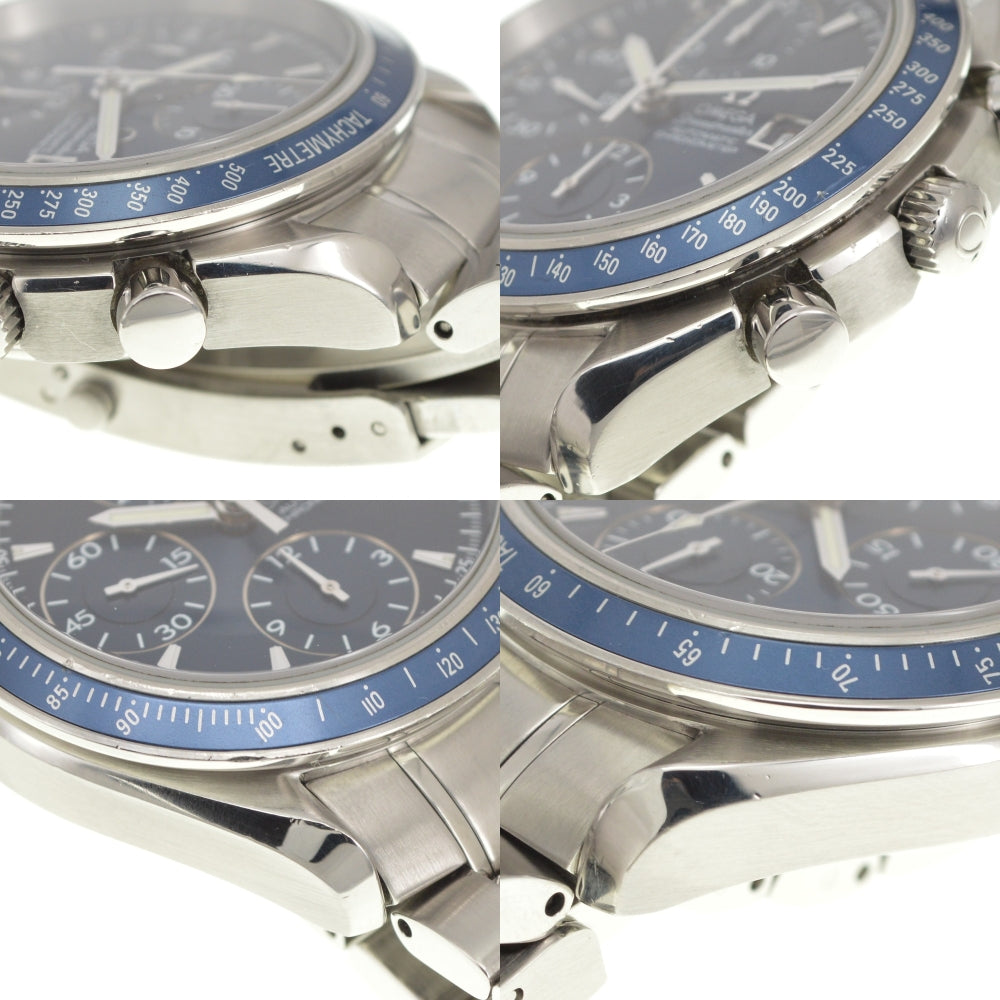 OMEGA Speedmaster 3212.80 Chronograph Date blue Dial Automatic Men's
 Watch Q#140997