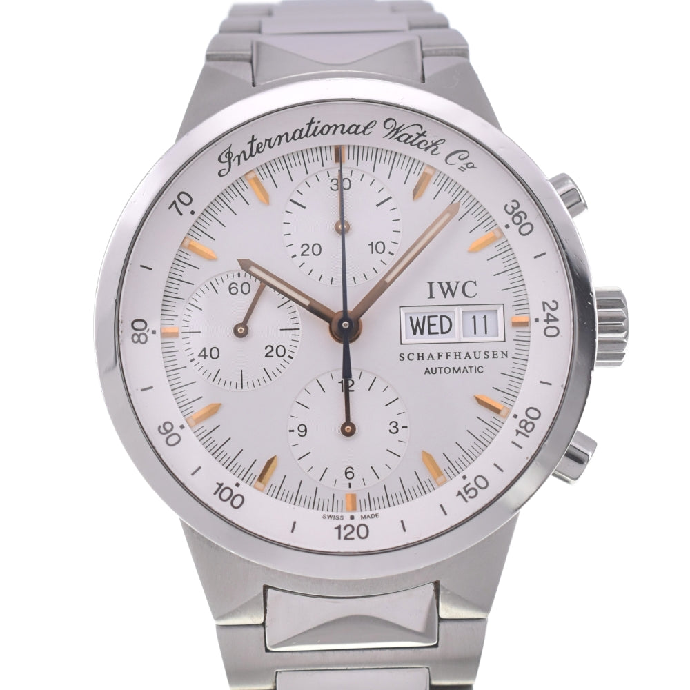 IWC SCHAFFHAUSEN GST IW370713 Chronograph Silver Dial Automatic Men's
 Watch R#141001