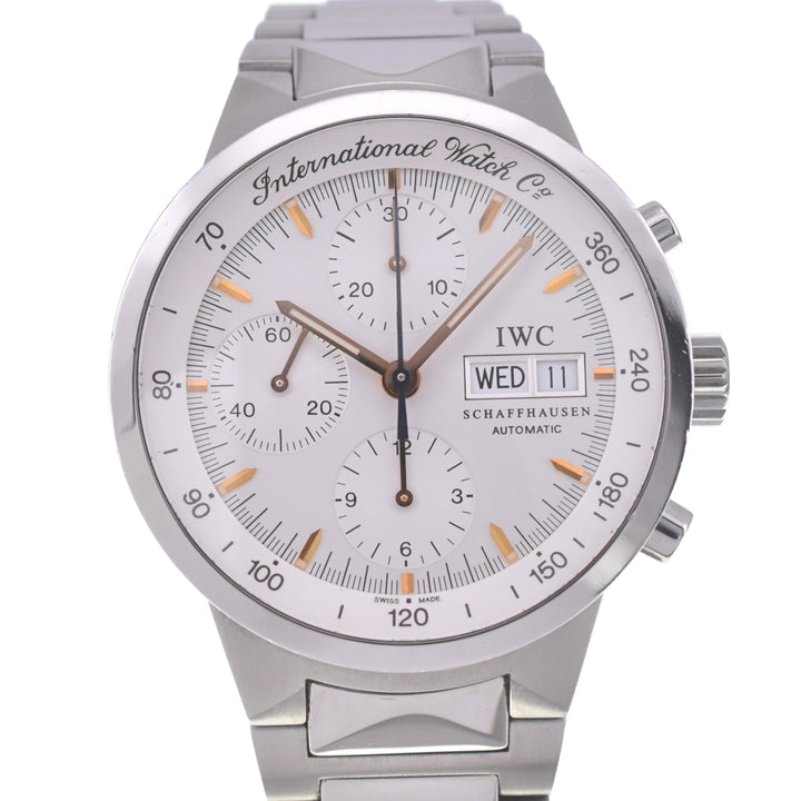 IWC SCHAFFHAUSEN GST IW370713 Chronograph Silver Dial Automatic Men's
 Watch R#141001